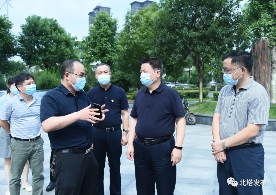 王昌义到北塔区调研督导疫情防控等工作