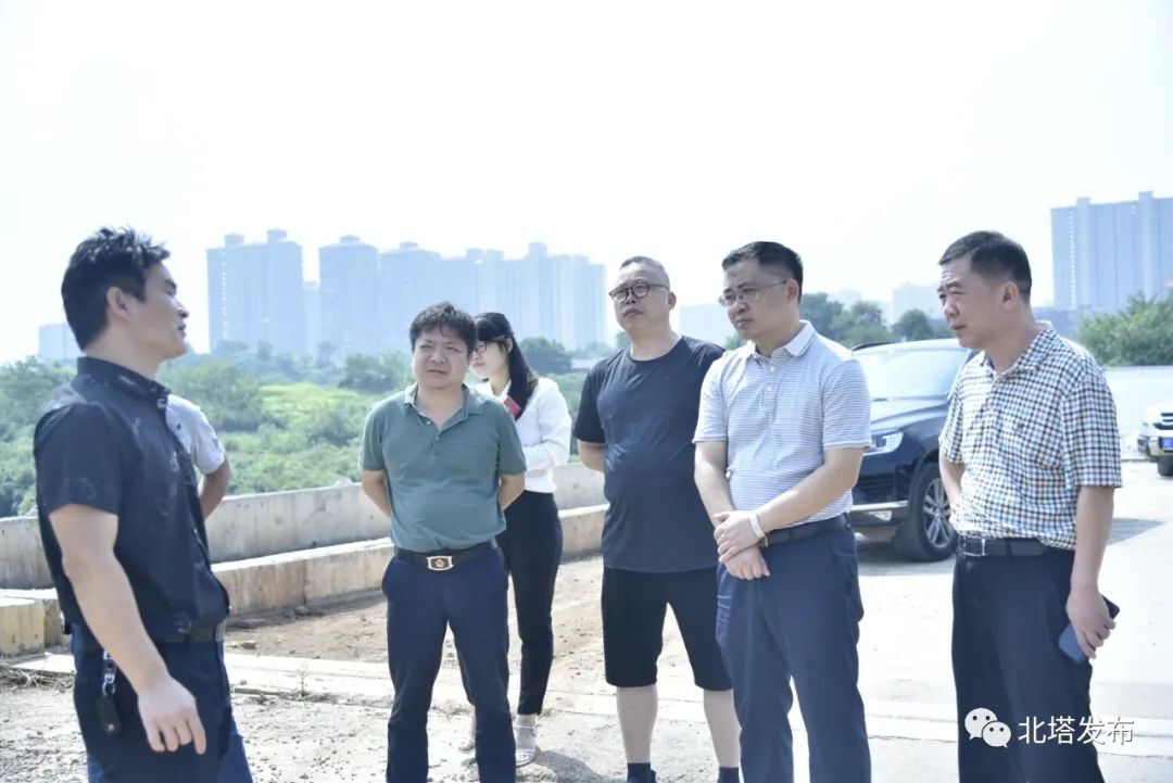 肖平深入辖区调研项目建设