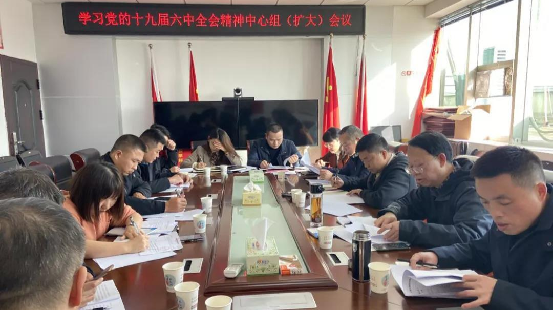 【聚焦十九届六中全会】区委政法委认真传达学习十九届六中全会精神
