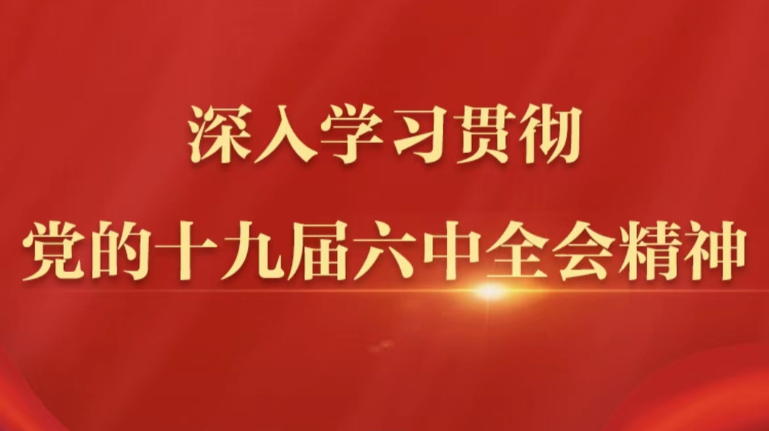 深入学习贯彻党的十九届六中全会精神