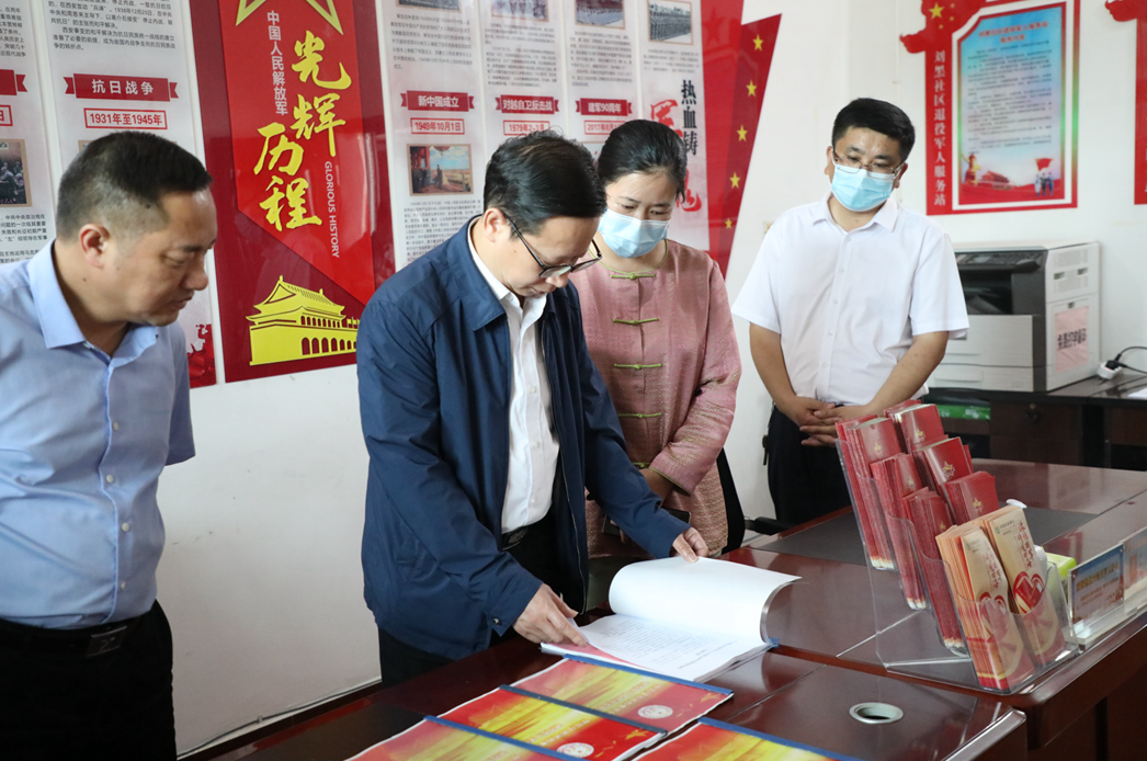 谢春调研北塔区退役军人事务站建设工作