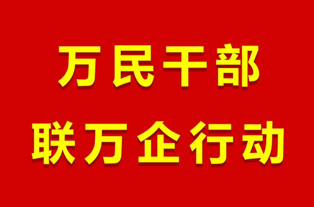 万名干部联万企