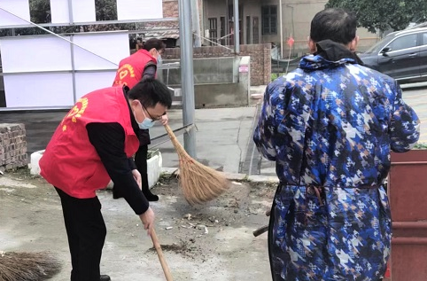 北塔区田江街道开展“爱国卫生运动 共建整洁家园”志愿服务活动