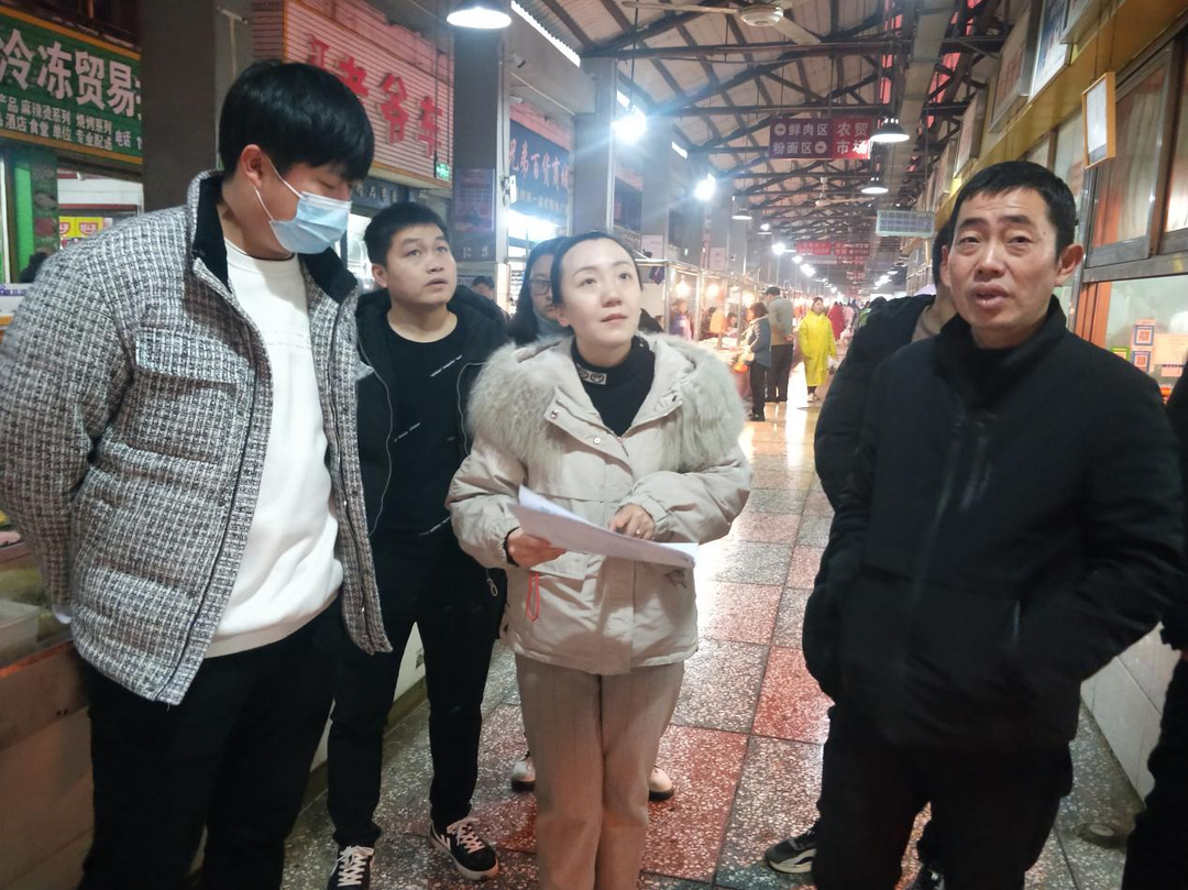 北塔区：多部门联合开展农贸市场创文专项检查