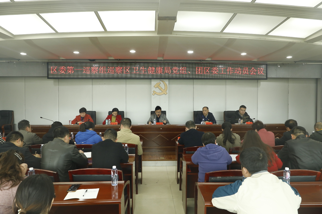 区委第一巡察组巡察区卫健局党组、团区委工作动员会召开