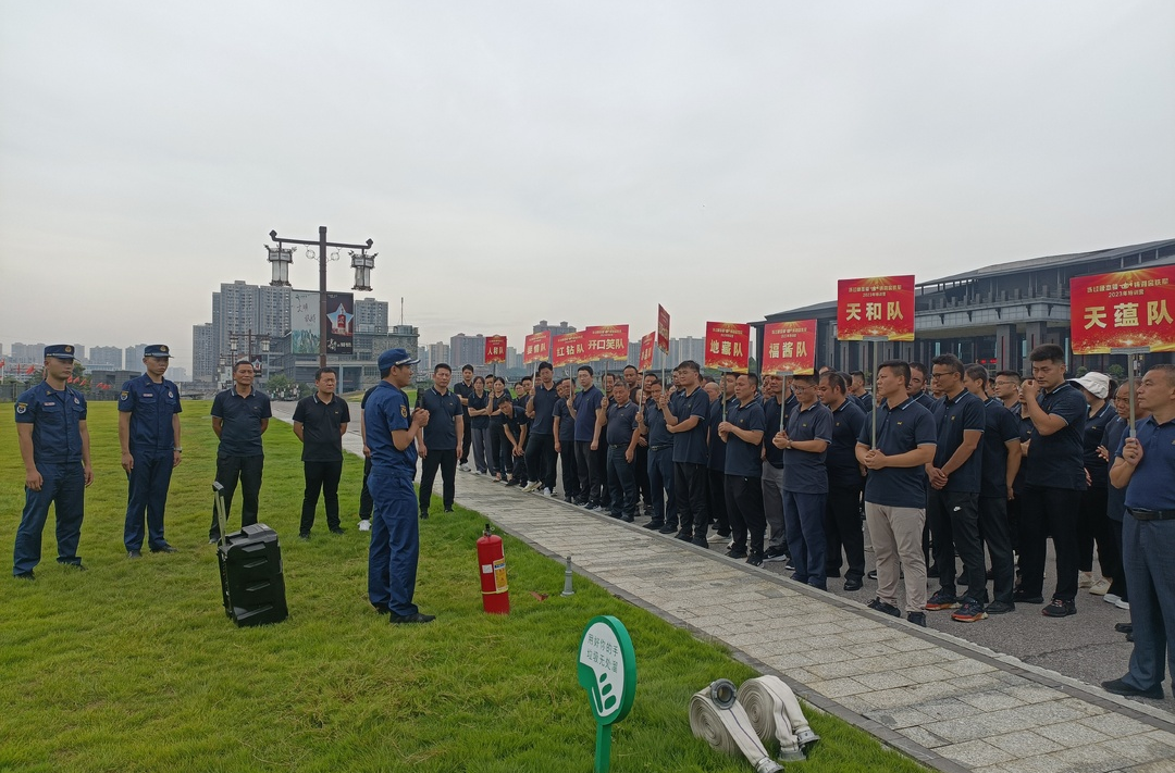 北塔消防为辖区企业开展培训演练 助力优化营商环境
