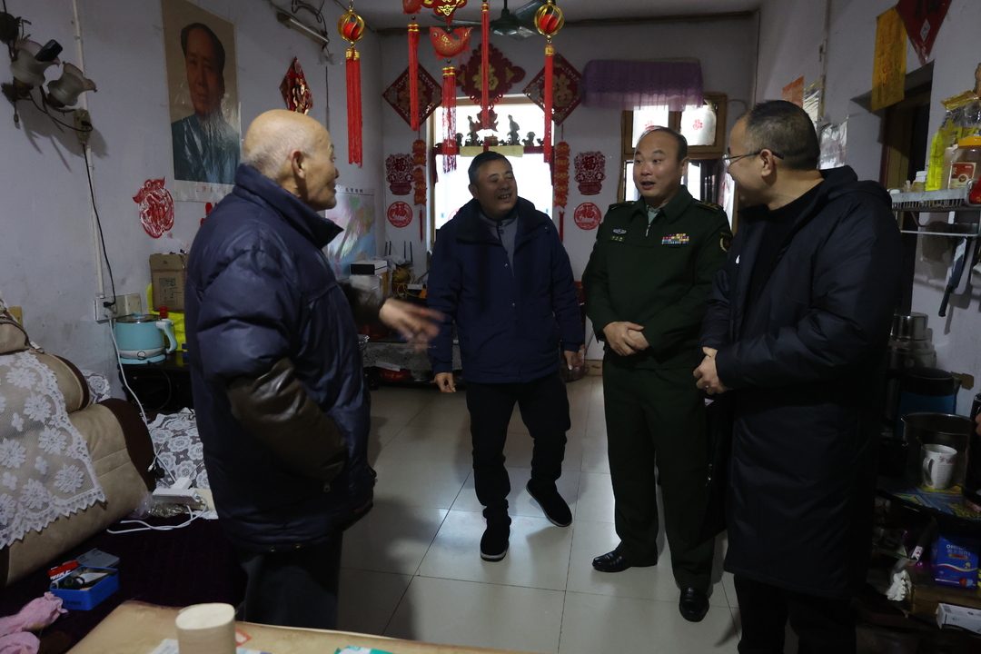 北塔区人武部：寒冬送温暖  关怀暖人心