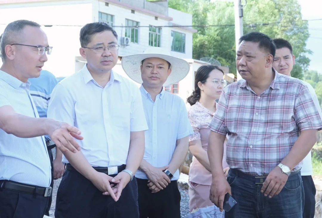 肖平调研高标准农田建设和水库防汛备汛工作