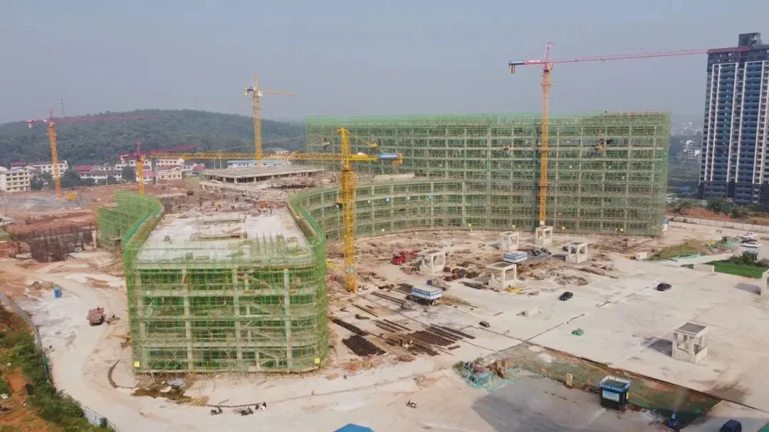 全力保障、全速推进！邵阳市宝庆医院建设如火如荼