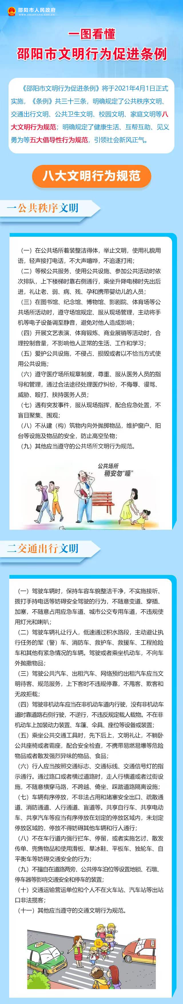 《邵阳市文明行为促进条例》政策解读